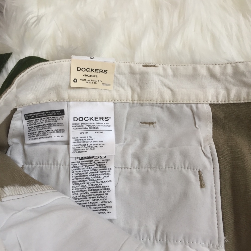 Dockers Perfect Big & Tall Size 56 Tan Men’s Shorts NWT - Picture 3 of 5